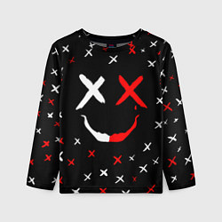 Лонгслив детский Smile face, цвет: 3D-принт