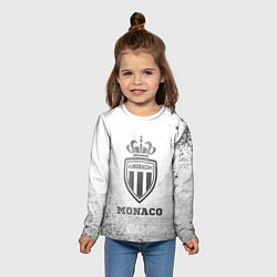 Лонгслив детский Monaco - white gradient, цвет: 3D-принт — фото 2