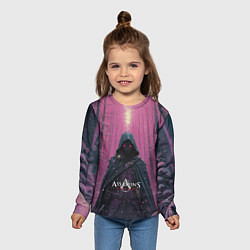 Лонгслив детский Assassins Creed demon, цвет: 3D-принт — фото 2
