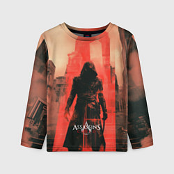 Лонгслив детский Assassins Creed black ninja, цвет: 3D-принт
