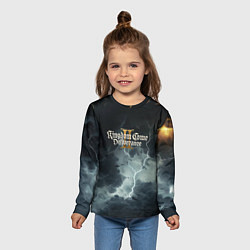 Лонгслив детский Kingdom Come Deliverance 2 логотип игры, цвет: 3D-принт — фото 2