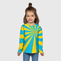 Лонгслив детский Воздушно-космические силы, цвет: 3D-принт — фото 2