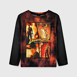 Лонгслив детский Indiana Jones and the Great Circle, цвет: 3D-принт