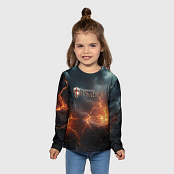 Лонгслив детский Stronghold сrusader небесная мощь, цвет: 3D-принт — фото 2