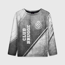 Лонгслив детский Club Brugge - grey gradient вертикально, цвет: 3D-принт