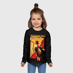 Лонгслив детский Indiana Jones and the Great Circle, цвет: 3D-принт — фото 2