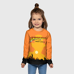 Лонгслив детский Indiana Jones and the Great Circle, цвет: 3D-принт — фото 2