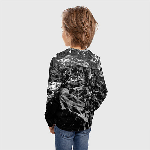 Детский лонгслив Civilization - global strategy / 3D-принт – фото 4