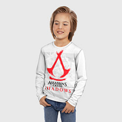 Лонгслив детский Assassins Creed Shadows - samurai, цвет: 3D-принт — фото 2