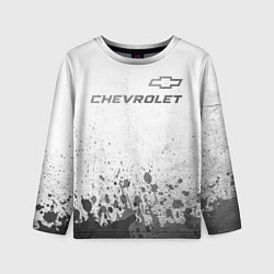 Лонгслив детский Chevrolet - white gradient посередине, цвет: 3D-принт