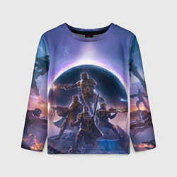 Лонгслив детский Предзнаменования тирании Helldivers 2, цвет: 3D-принт