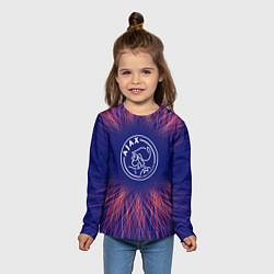 Лонгслив детский Ajax red energy, цвет: 3D-принт — фото 2