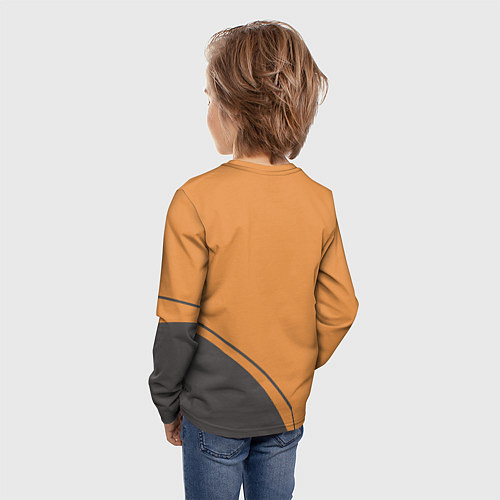 Детский лонгслив Пять спортивных кроликов / 3D-принт – фото 4