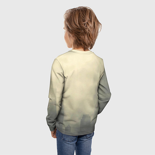 Детский лонгслив Человек паук в прыжке / 3D-принт – фото 4
