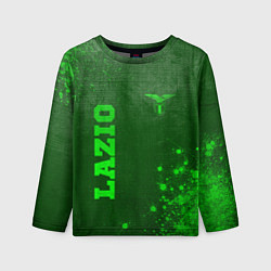 Лонгслив детский Lazio - green gradient вертикально, цвет: 3D-принт