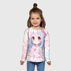 Лонгслив детский Аниме в стиле каваи, цвет: 3D-принт — фото 2