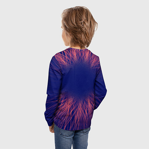 Детский лонгслив Audi red energy / 3D-принт – фото 4