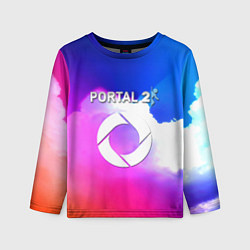 Лонгслив детский Portal закат, цвет: 3D-принт
