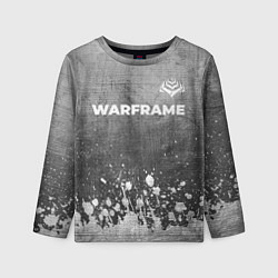Лонгслив детский Warframe - grey gradient посередине, цвет: 3D-принт
