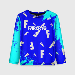 Лонгслив детский Farcry 6 pattern, цвет: 3D-принт