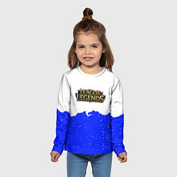 Лонгслив детский League of Legends ночь, цвет: 3D-принт — фото 2