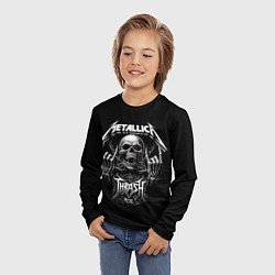 Лонгслив детский Thrash metal - Metallica group, цвет: 3D-принт — фото 2