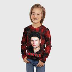 Лонгслив детский Сектор газа фото Юрий Хой, цвет: 3D-принт — фото 2