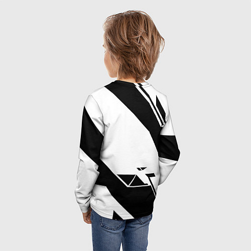 Детский лонгслив Farcry6 геометрия полосы / 3D-принт – фото 4