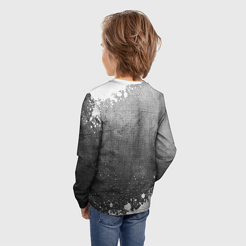 Детский лонгслив Lifan - grey gradient / 3D-принт – фото 4