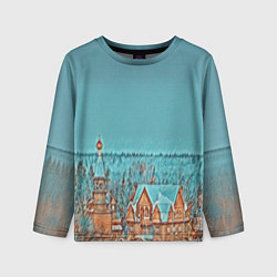Детский лонгслив Терем в лесу