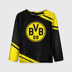 Лонгслив детский Borussia полосы, цвет: 3D-принт
