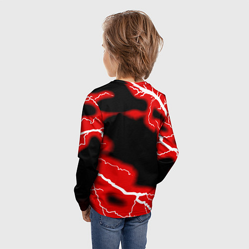 Детский лонгслив NBA шторм / 3D-принт – фото 4