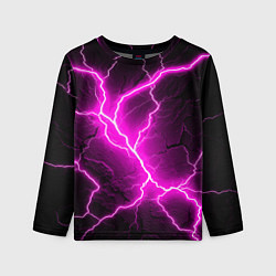 Детский лонгслив The color is pink and black