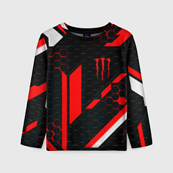 Детский лонгслив Monster energy sport geometry