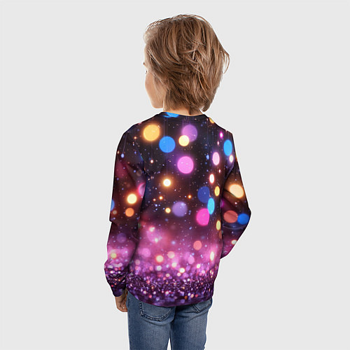 Детский лонгслив Inzoi кошечка и логотип / 3D-принт – фото 4