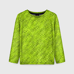 Детский лонгслив Салатовый текстурированный