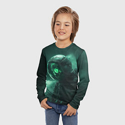 Лонгслив детский Космический скелет, цвет: 3D-принт — фото 2