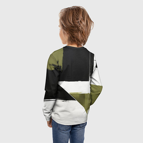 Детский лонгслив Ауди логотип / 3D-принт – фото 4