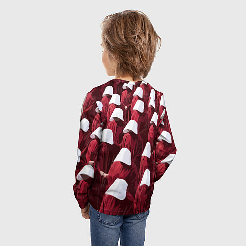 Детский лонгслив Рассказ служанки паттерн / 3D-принт – фото 4