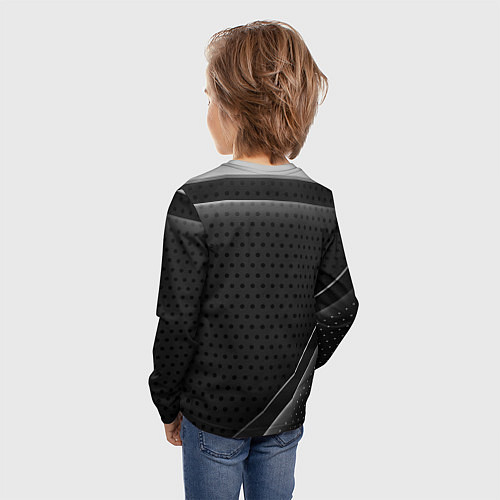 Детский лонгслив Audi текстура / 3D-принт – фото 4