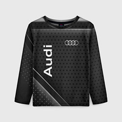 Детский лонгслив Audi текстура