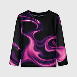 Лонгслив детский Color pink smoke, цвет: 3D-принт