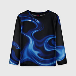 Детский лонгслив Color blue smoke