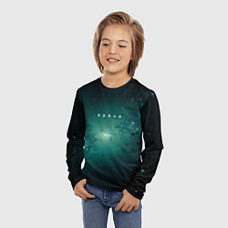 Лонгслив детский Космос галактика вселенная, цвет: 3D-принт — фото 2