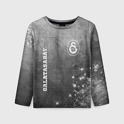 Детский лонгслив Galatasaray - grey gradient вертикально
