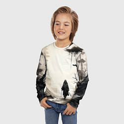 Лонгслив детский Путник, цвет: 3D-принт — фото 2