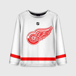 Лонгслив детский Detroit Red Wings white, цвет: 3D-принт