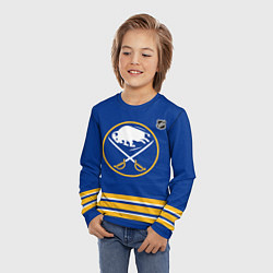 Лонгслив детский Buffalo Sabres - blue, цвет: 3D-принт — фото 2