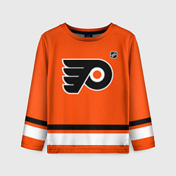 Лонгслив детский Philadelphia Flyers - NHL team, цвет: 3D-принт