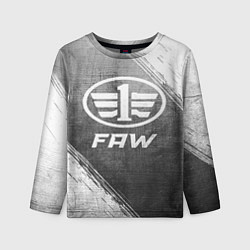 Лонгслив детский FAW - grey gradient, цвет: 3D-принт